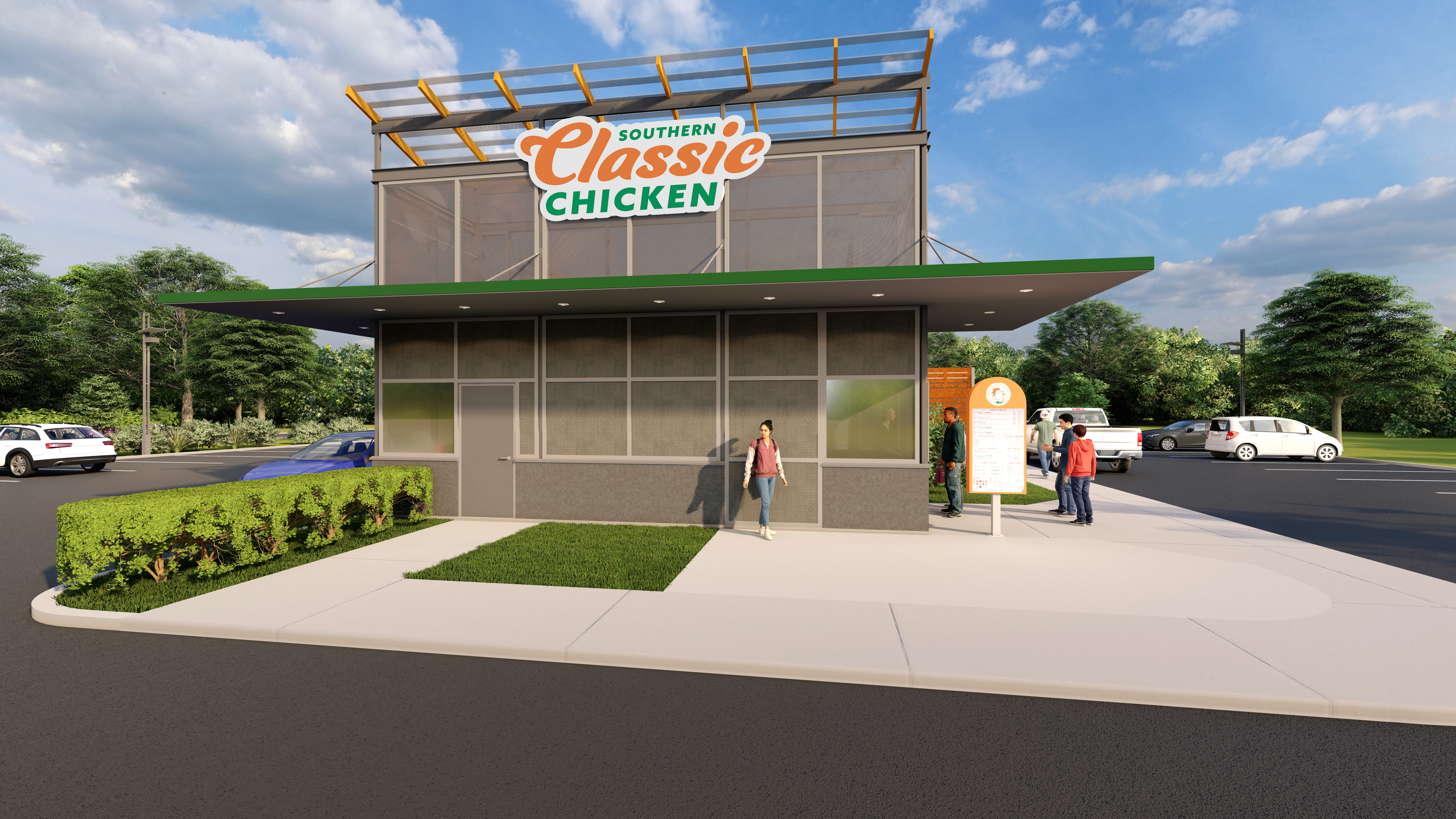 Southern Classic Chicken signage detail